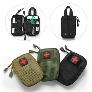 Tactical MOLLE Rip-Away EMT Medical First Aid Bag IFAK Blowout Pouch Utility Bag - Picture 1 of 24