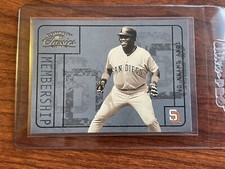 TONY GWYNN #’d /2499 - 2004 Donruss Classics Membership Insert SP #M-20 HOF