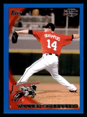2010 Topps Pro Debut Blue #222 Tanner Scheppers /259 - Image 1 of 2