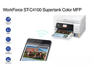 Epson Workforce ST-C4100 Wireless Inkjet Multifunction Printer - Color - Picture 1 of 5