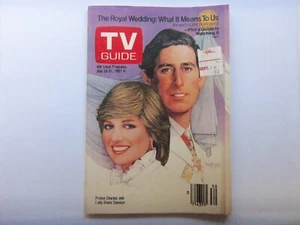 TV GUIDE MAGAZINE JULY 25 - 31, 1981 PRINCE CHARLES & LADY DIANA SPENCER - Bild 1 von 4