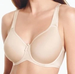 Wacoal 853192 Beige Basic Beauty Spacer Bügel T-Shirt BH Neu mit Etikett Größe 36D - Bild 1 von 7