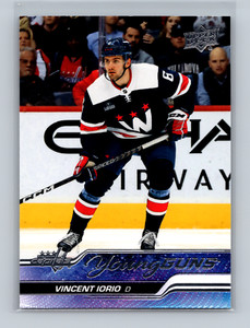 2023-24 Upper Deck Series 1 Young Guns Vincent Iorio #224 Washington Capitals