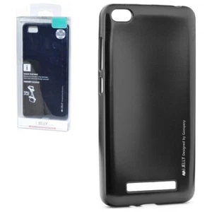 Goospery Custodia I-jelly Metal Mercury Tpu Case Cover Per Xiaomi Redmi 4a Black - Foto 1 di 5