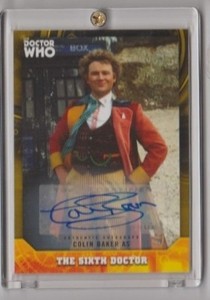 Doctor Who Signature Series Autograph Colin Baker as The Sixth Doctor 22/25