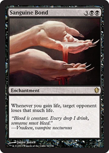 MTG - Sanguine Bond - Commander 2013 - NM, English Magic FLAT RATE SHIP - Image 1 of 1
