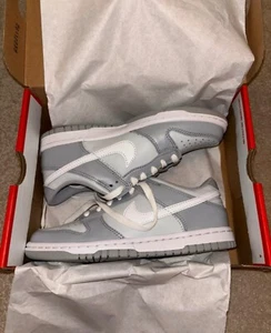 Size 4 - Nike Dunk Low Pure Platinum Wolf Grey - Picture 1 of 5