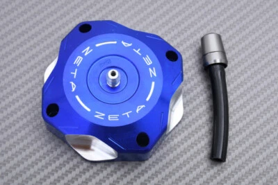ZETA ZE87-2301 Tappo Serbatoio In Alluminio Blu SUZUKI RMZ 450 2005 - 2017 Foto 1 de 3