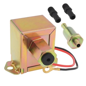 12V Electric Gasoline Fuel Pump Universal Inline Standard Self Priming 4.5-7psi - Picture 1 of 12