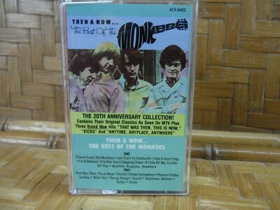 Vintage Cassette Tape Then & Now...THE BEST OF THE MONKEES AC9-8432 Foto 1 de 4