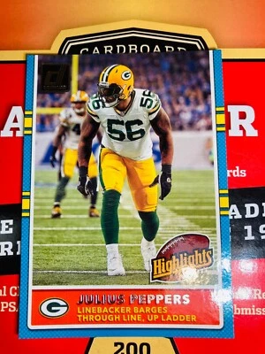 2017 DONRUSS HIGHLIGHTS JULIUS PEPPERS # 11 PACKERS V335 - Image 1 of 2