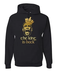Felpa con cappuccio unisex The King Is Back Conor McGregor  - Foto 1 di 1