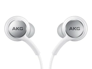 New Samsung AKG EO-IG955 3.5mm Earbud Headphones with Microphone Silver - Picture 1 of 3