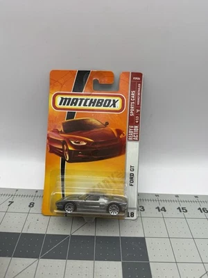 MATCHBOX-FORD GT-SILVER-SPORTS CAR -#18-2008-SEALED- - Image 1 of 4