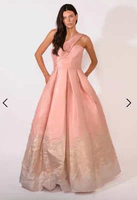 Vestido de alta costura Terani para mujer 12 vestido formal de un hombro 1912E9180 graduación boda Foto 1 de 4