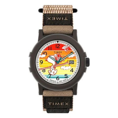 Timex x Peanuts Snoopy Woodstock Expedition Camper Ski 38mm Watch TW4B34900 - image 1 of 4