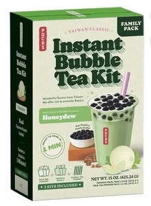 New Pocas Taiwan Classic Instant Bubble Tea Kit Honeydew 425 g (5 Drinks) - Picture 1 of 2