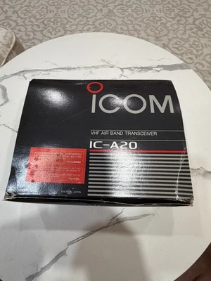Radio Transceptora Banda Aérea ICOM IC-A20 VHF - En Hermosa Forma y Caja Original Foto 1 de 4