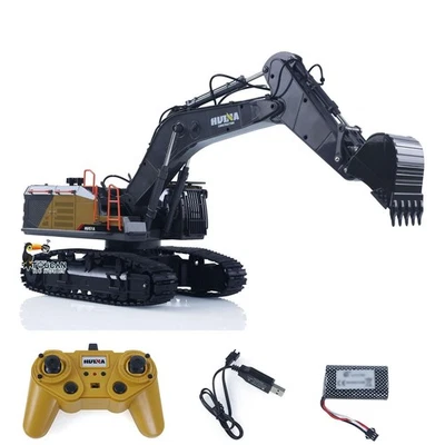 592 HUINA 1/14 RC Excavator Model 2.4G Radio Control Digger Toy Battery Charger - Image 1 of 4