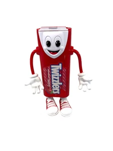 1999 Twizzlers Giggler Man Candy Dispenser Strawberry Twists Hershey Vintage - Picture 1 of 2
