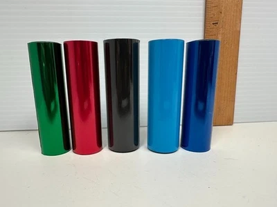 Howard Imprinting 5 rolos de carimbo Hot Foil 3” azul verde preto vermelho - Imagem 1 de 4