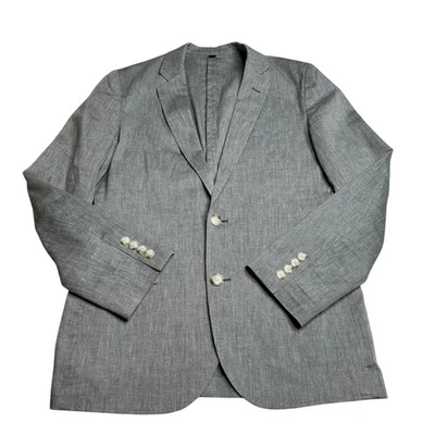 Костюм неструктурированный J.CREW серый Ludlow приталенный куртка мужской размер 36S Somelos - Изображение 1 из 4