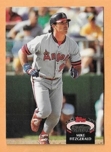 MIKE FITZGERALD ANGELS #844 - TOPPS STADIUM CLUB NM-MT 1992 - Imagen 1 de 2