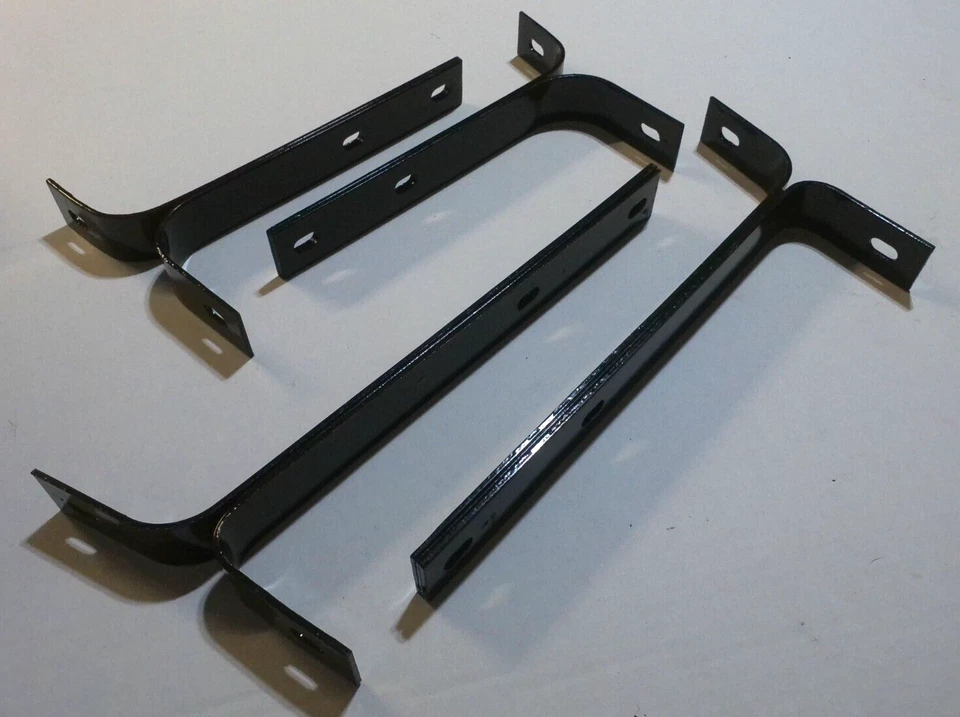 JUEGO COMPLETO DE 4 SOPORTES PARACHOQUES DELANTERO Y TRASERO VOLKSWAGEN T1 BUG BEETLE 1949-1967 Foto 1 de 4