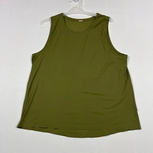 Lululemon Green Lightweight Gym Running Athletic Singlet Top Fits Women's 10 - Picture 1 of 10