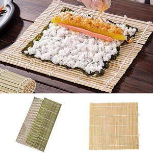 Bambus Sushi Matte Rolling Maker Maki Roll Reis Paddel Küche Sushi Rollmatte - Bild 1 von 14