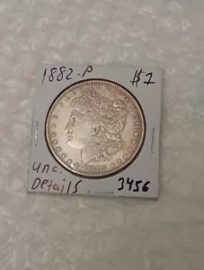 USA $1 Dollar, Morgan Silver Dollar 1882. AU - Picture 1 of 6
