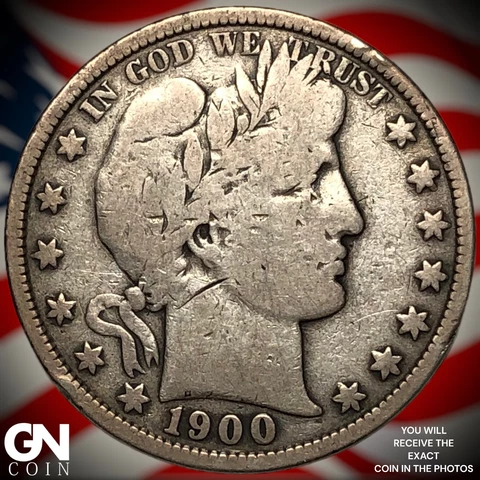 1900 Barber Half Dollar  Q7267 Cover