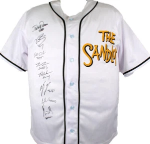 The Sandlot Autographed Jersey w/8 Actors-Beckett W Hologram *Black - Imagen 1 de 6