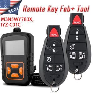 2 6B Remote Key Fob + Programmer For Dodge Grand Caravan/Chrysler Town & Country - Picture 1 of 12