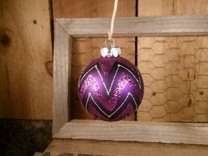 Vintage Christopher Radko Ornament ~ lila Kugel - Bild 1 von 2