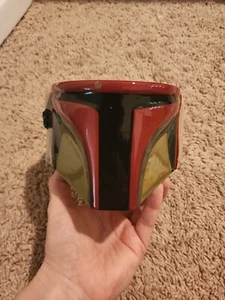 Silver Buffalo Star Wars Boba Fett’s Helm mit Kampfnarben Keramik 3D Scul... - Bild 1 von 6