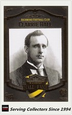 Richmond HOF & Immortals Collector Card Set Hall Of Fame #20 CLARRIE HALL