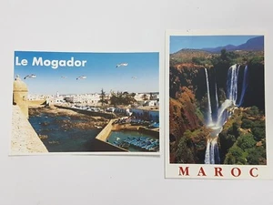 2 CARTOLINE D'EPOCA MAROCCO MAROCCO veduta paesaggio turistico viaggio souvenir - Foto 1 di 5