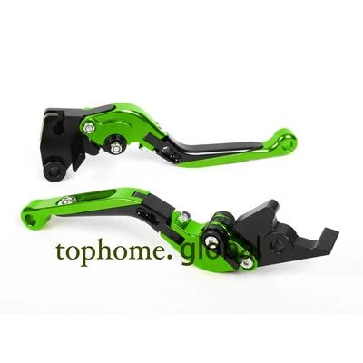 Palancas de freno de embrague extensible plegables para Kawasaki Ninja 300R 2013-2017 GN/NEGRO Foto 1 de 4