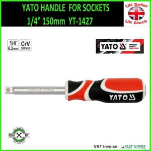 YATO MANIGLIA PER PRESE 1/4" 150mm YT-1427 - Foto 1 di 1