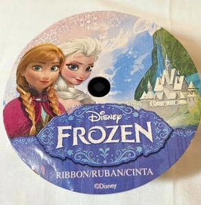 Disney Frozen Offray Ribbon Anna Elsa Purple Polyester 7/8" x 9' Hair Bows Craft - Picture 1 of 5