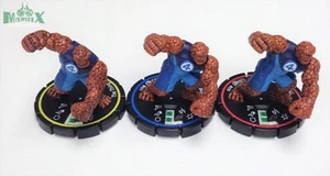 Heroclix Fantastic Forces Set The Thing #076, #077, #078 ¡Figuras R/E/V! - Imagen 1 de 1