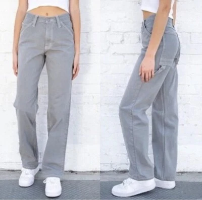 NWT! Brandy Melville John Galt Gray Carpenter Jeans Small S - Image 1 of 4