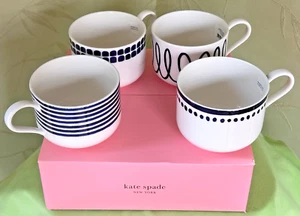KATE SPADE CHARLOTTE STREET MUGS (SET OF 4):NIB - Picture 1 of 21
