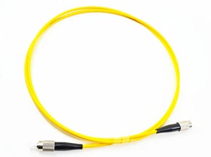 10 x Simplex Patchkabel LWL Kabel Singlemode 2mm gelb FC/PC-FC/PC-SM- - Photo 1/3