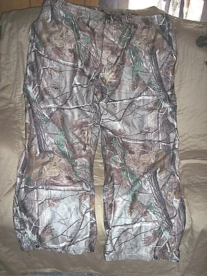 Mens 3X Camo Rain Pants Realtree AP Camo Hunting Pants Non Insulated Camo Pants - Image 1 of 4