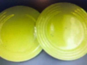 Rachael Ray Double Ridge Avocado Green 11" Stoneware Dinner Plates - Set Of 4 - Picture 1 of 1