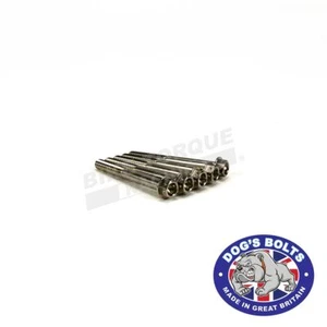 Drilled M6 45mm Stainless Steel Hex Head Bolts x 5 - Picture 1 of 3