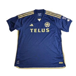 Camiseta Vancouver Whitecaps FC Adidas Azul Marino 2024 Los 50 Años Auténtica Talla 2XL - Imagen 1 de 11