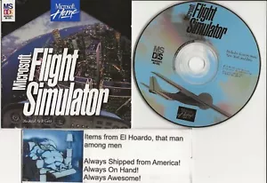 Microsoft Flight Simulator for MS-DOS (PC, 1995) Original Black Microsoft Home - Picture 1 of 2
